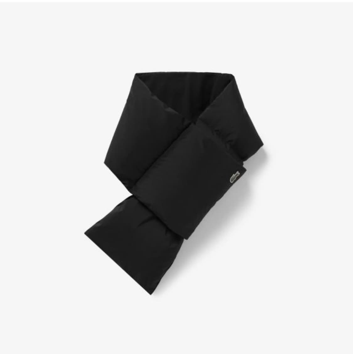 미개봉)라코스테 남녀공용 오리 패딩 목도리 머플러-블랙 상품이미지1