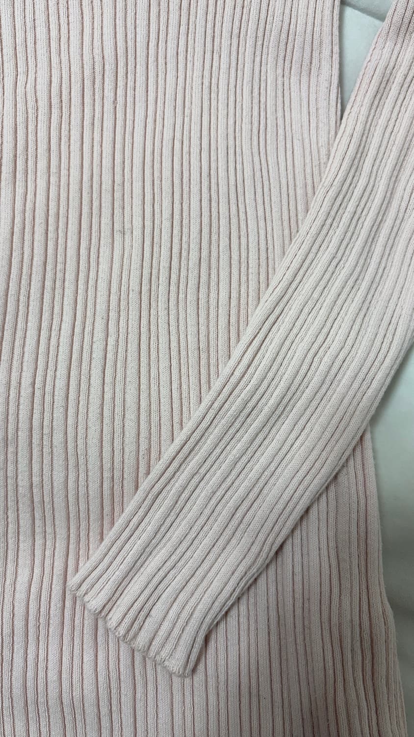 쓰리타임즈 브이 레이어드 드레스 핑크 상품이미지4