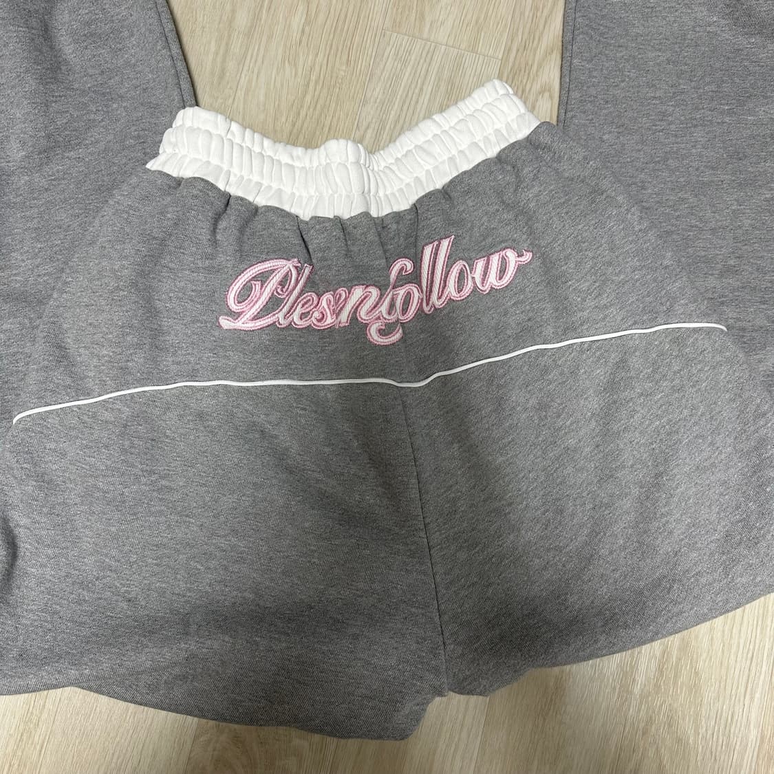 플리즈노팔로우 코지 조거 팬츠 그레이 플노팔 상품이미지2