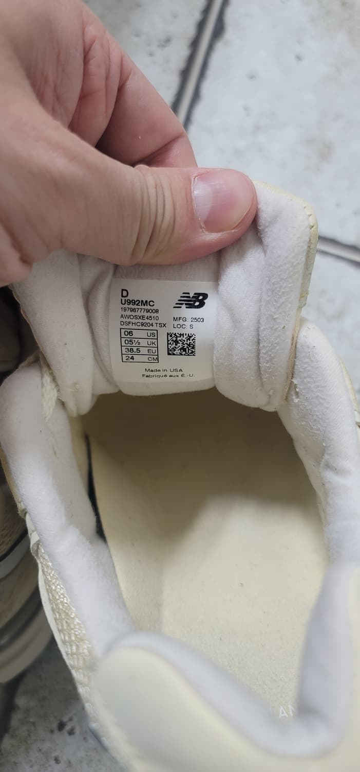 메이드 인USA 뉴발란스992 U992MC 상품이미지7