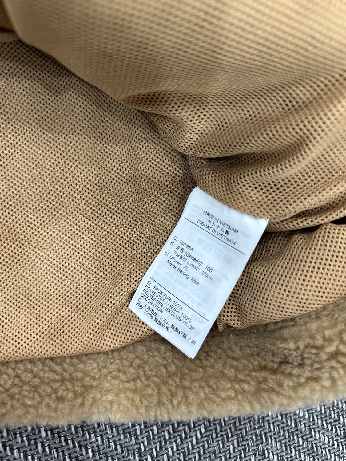 나이스 후리스 아노락 XL 상품이미지5