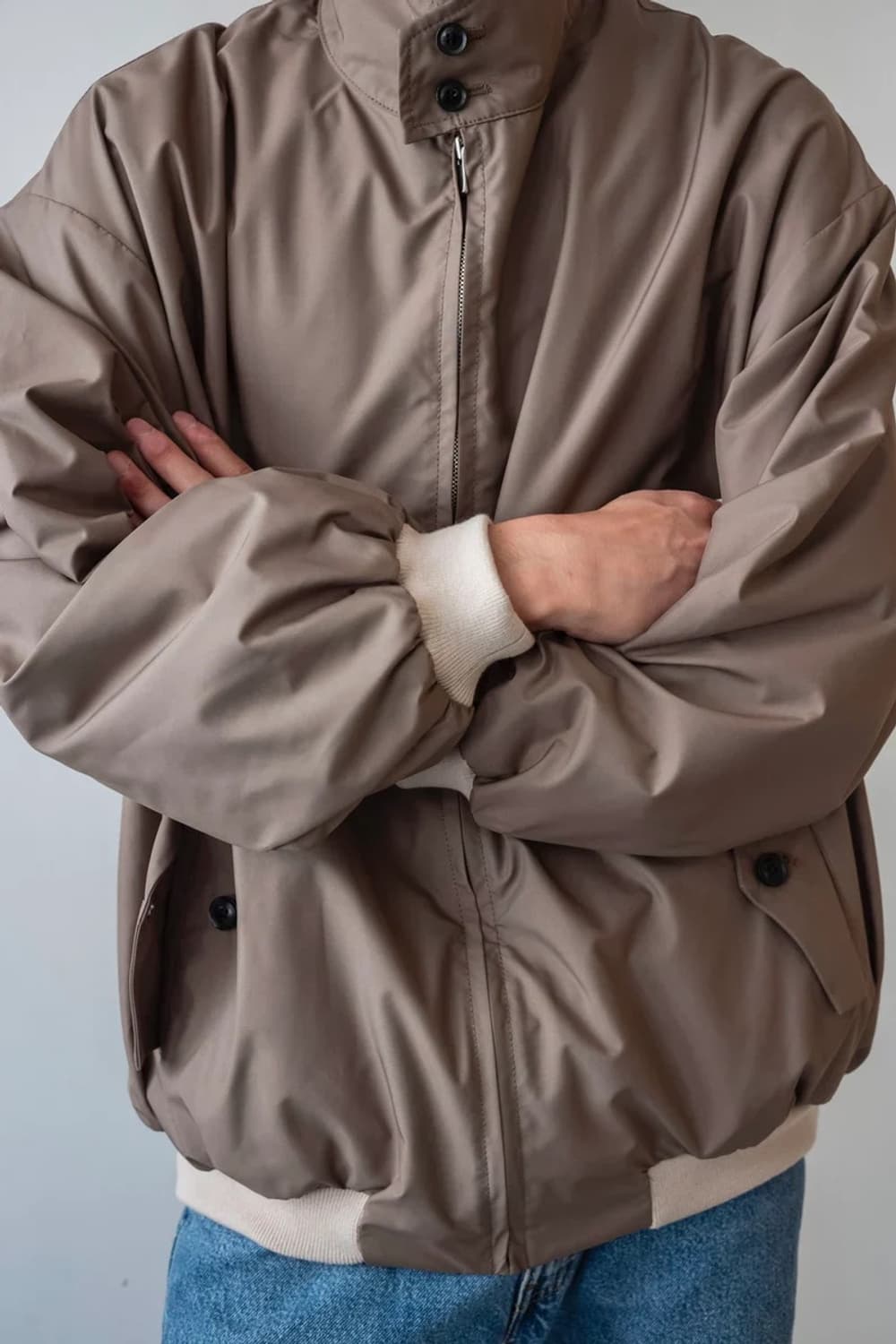 Cantate Harrington Jacket Navy 상품이미지3