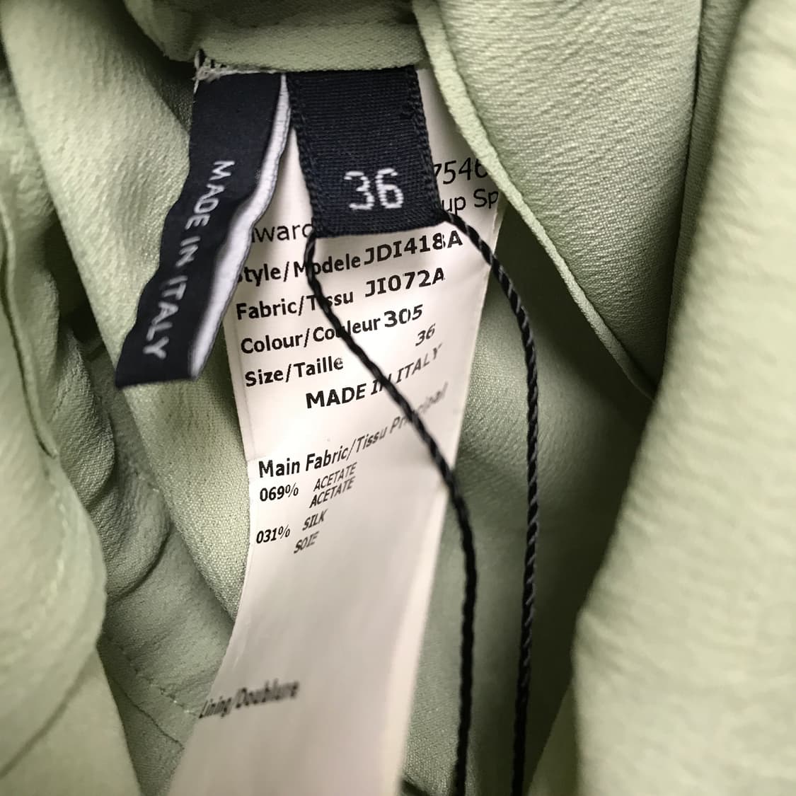 질샌더 실크 혼방 원피스 36 상품이미지5