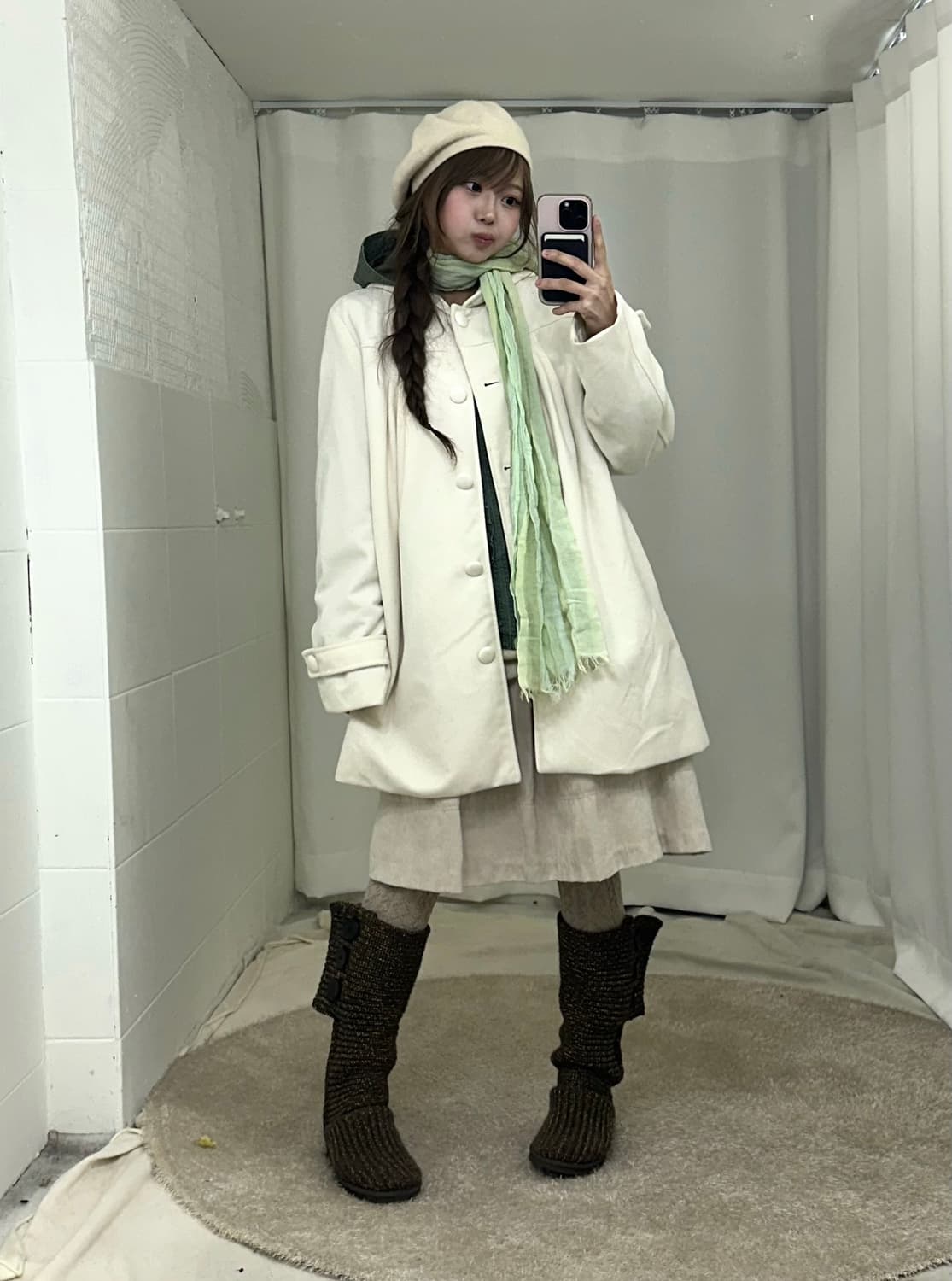 바닐라 민트 모리걸 니혼진 아이보리 코디세트 상품이미지1