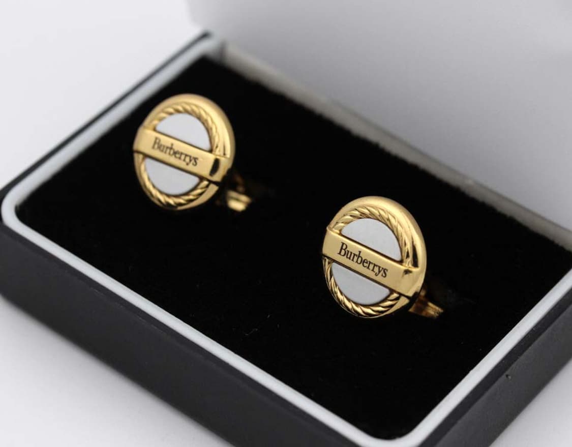 버버리 B+등급 남자 명품 커프스 빈티지 상품이미지1