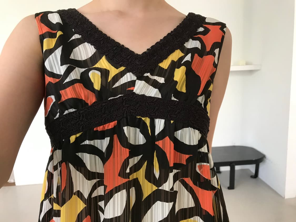 vintage pattern sleeveless 상품이미지7