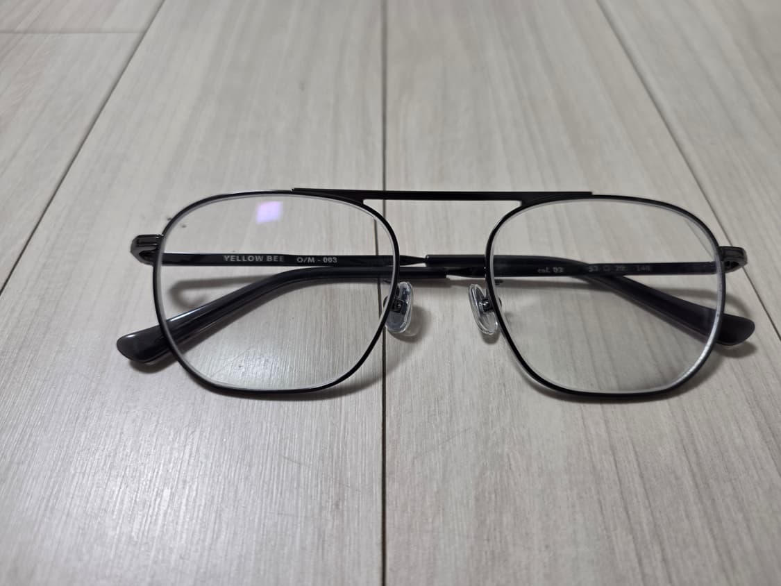 옐로우비 O/M-003 col.03 블랙 안경테 상품이미지2
