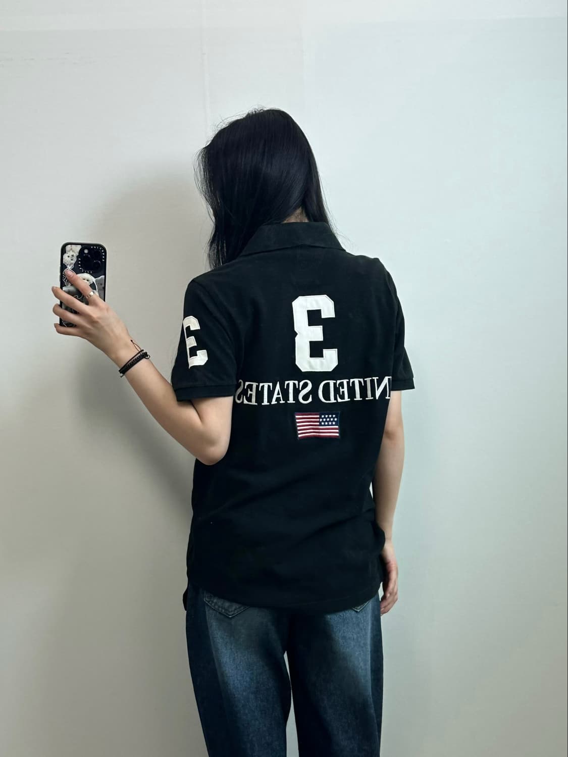 폴로 랄프로렌 빅포니 USA 성조기 반팔 카라티 상품이미지2
