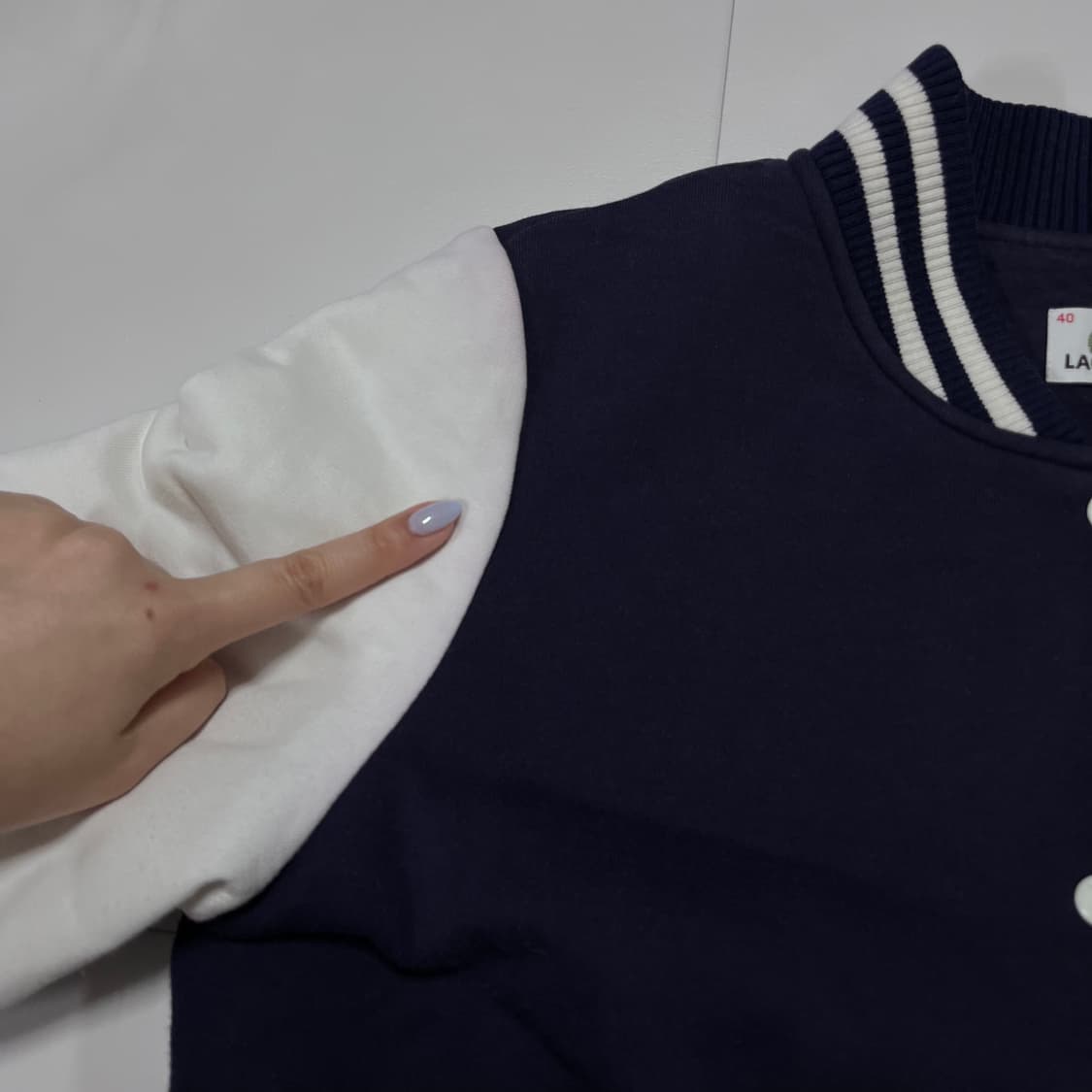 [정품] 라코스테 네이비 빅로고 자켓 [ 40 ] 상품이미지7