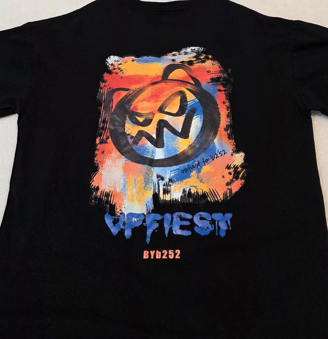 VFFIEST BYB252 케쥬얼 레터링 빈티지 반팔티 상품이미지6