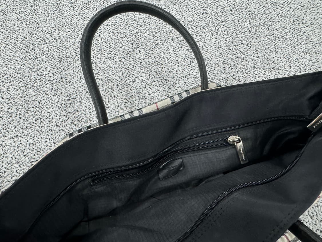 버버리 노바체크 블루라벨 토트백 상품이미지6