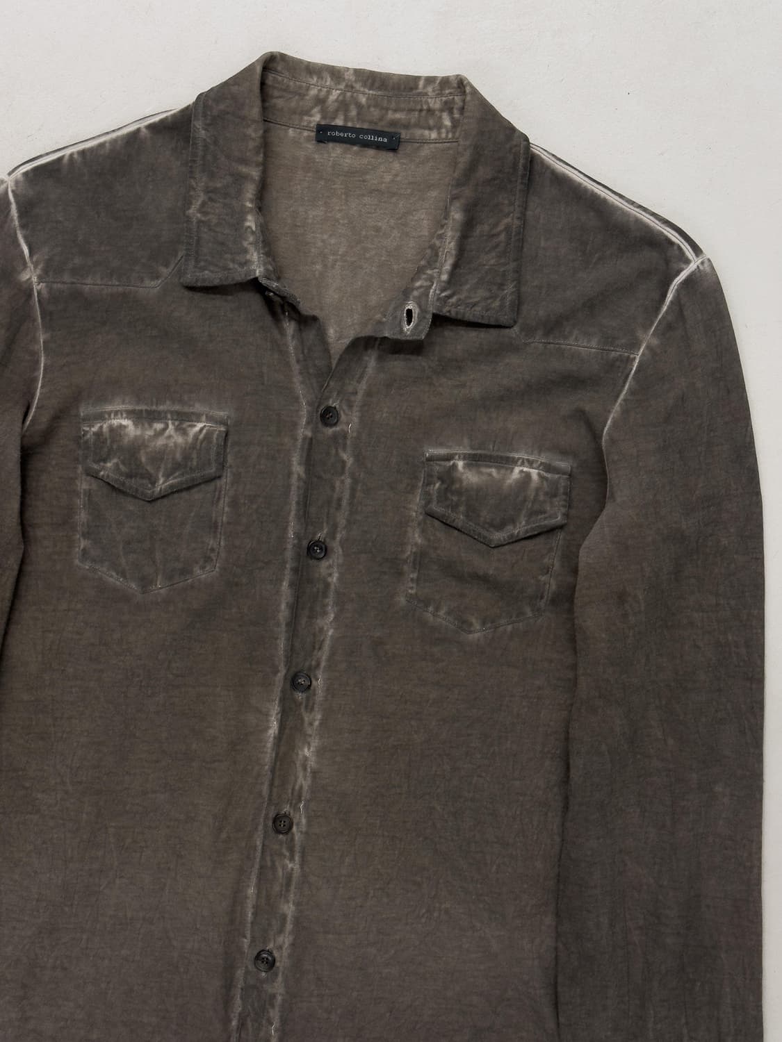 roberto collina 피그먼트 셔츠 상품이미지2
