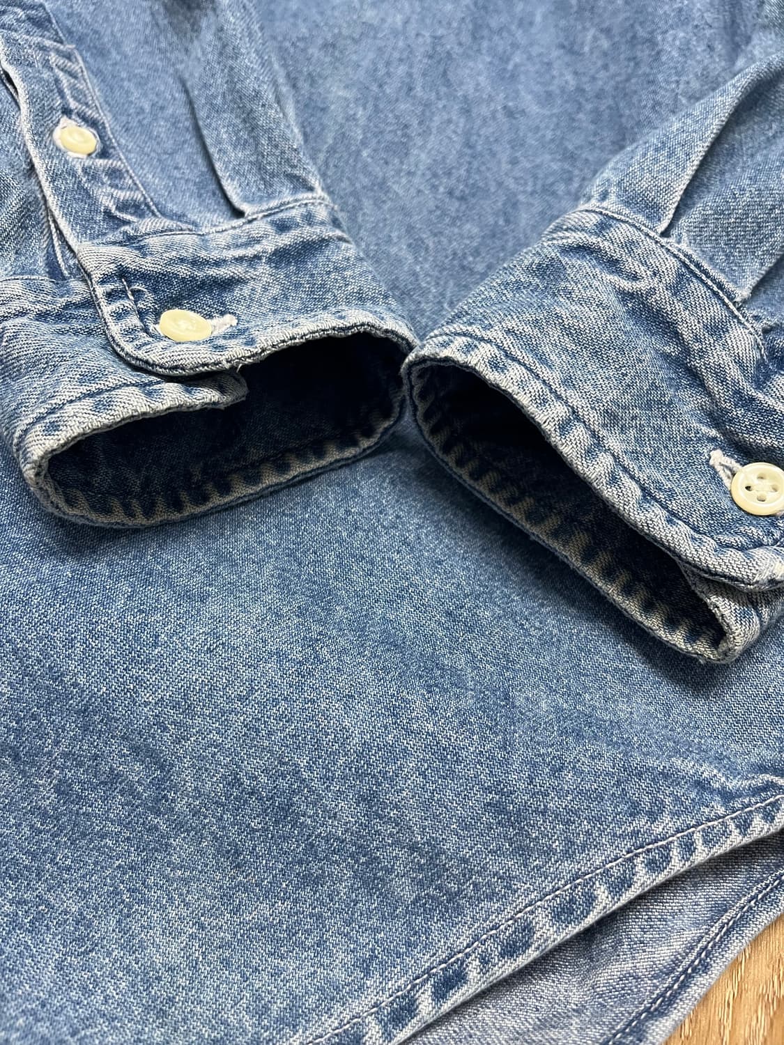 폴로 랄프로렌 컬러포니 데님 셔츠 상품이미지4