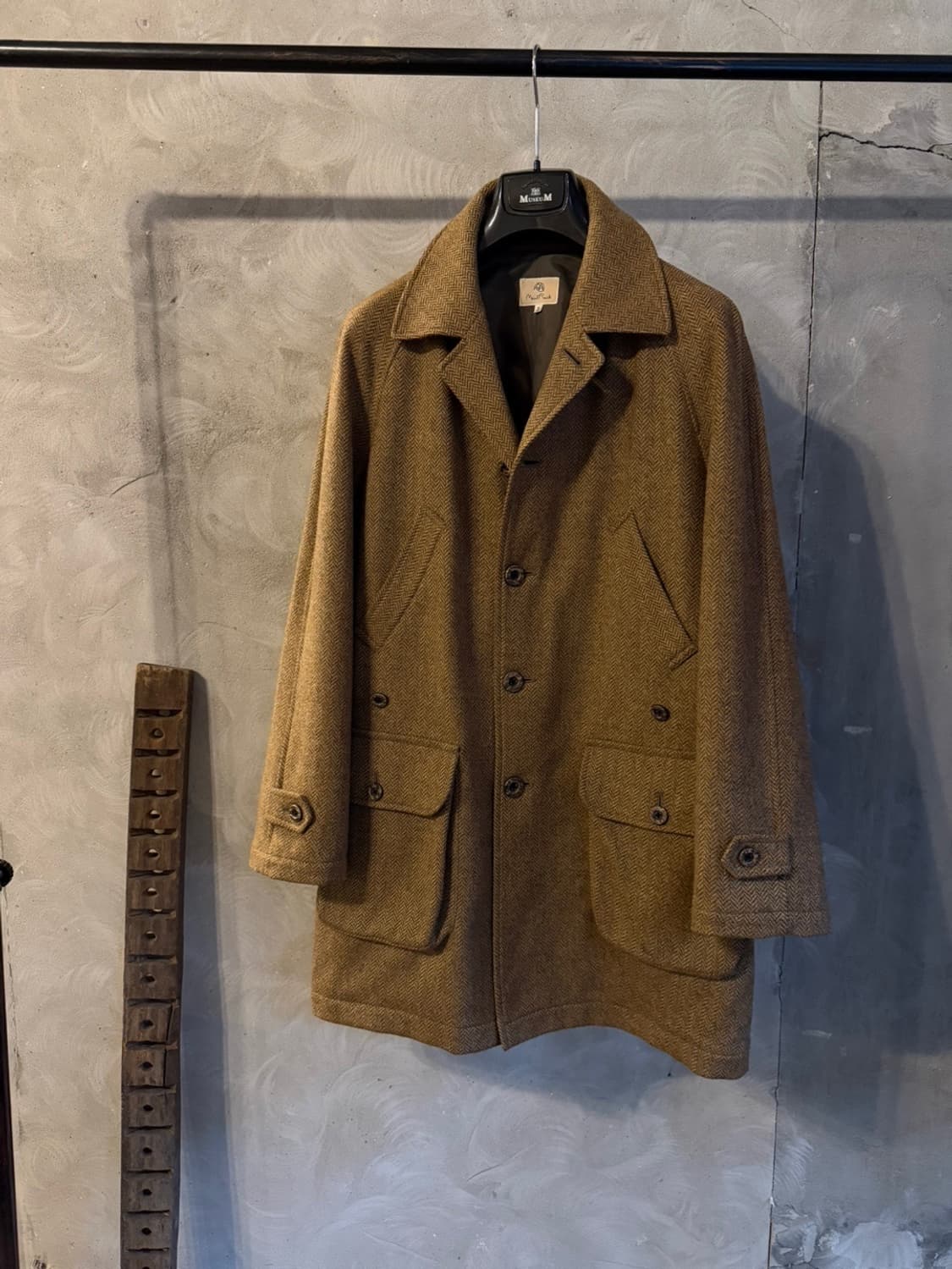 maul ruck 브라운 헤링본 아웃도어코트 남성100 상품이미지1