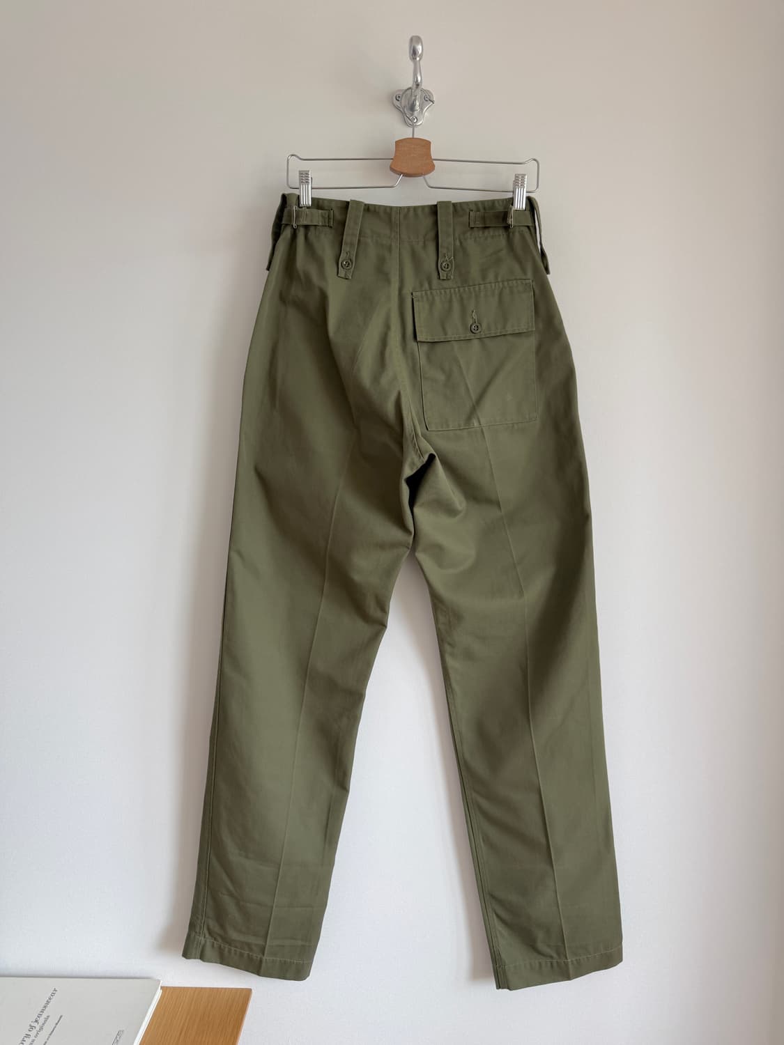 Pre owned 밀리터리 코튼 팬츠(OPTI ZIP) 상품이미지5