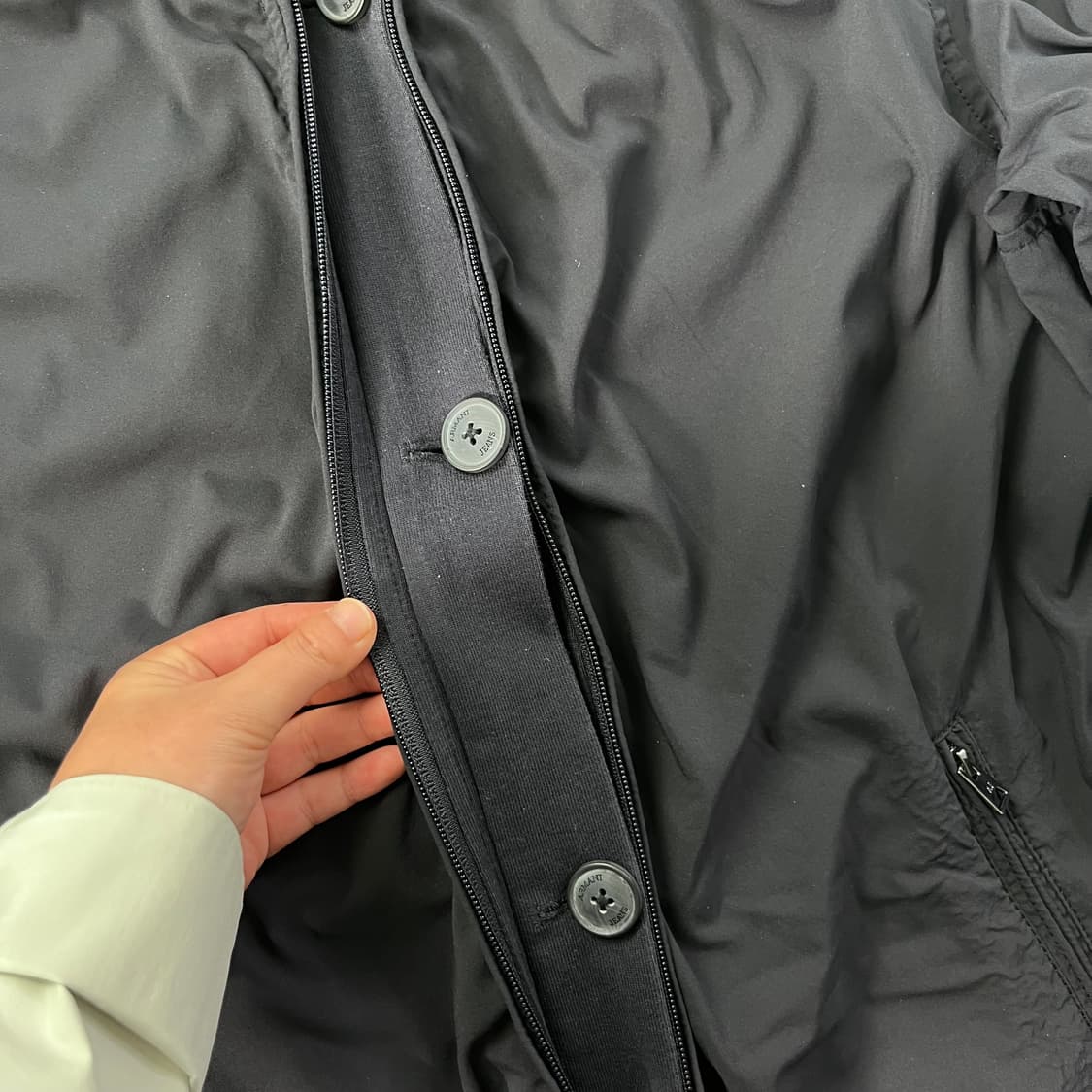 95 알마니 진스 리버시블 양면 후드집업 상품이미지6