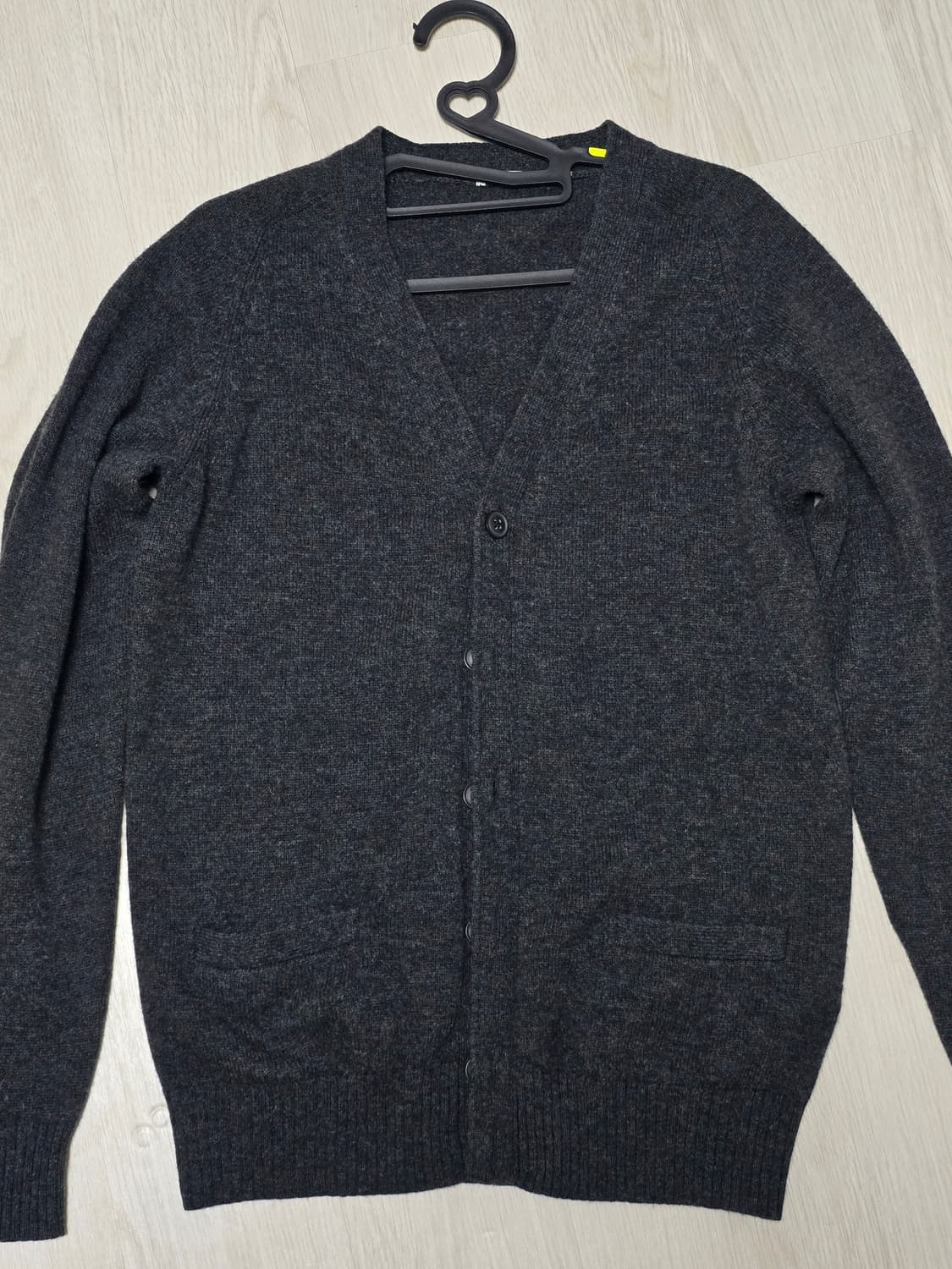 유니클로 퓨어 뉴 울 가디건 m 상품이미지2