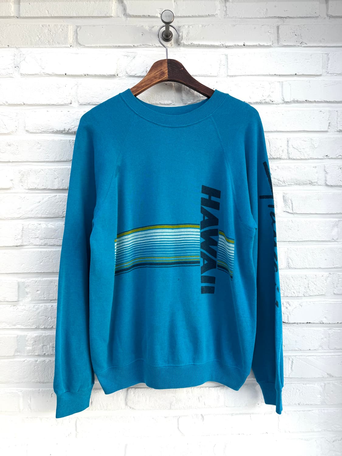 Hanes 블루 하와이 니트 상품이미지3