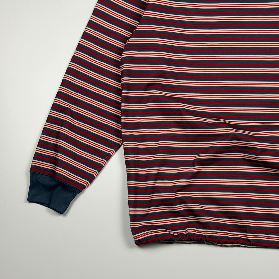 (110) 다이와피어39 테크 드로우스트링 멀티 보더 롱슬리브 상품이미지4