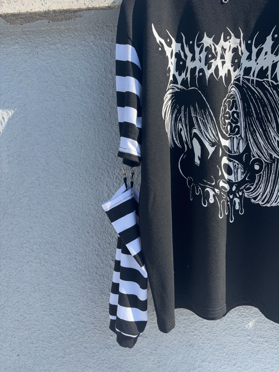 ACDC RAG 고딕 키치 프린팅 티셔츠 상품이미지2