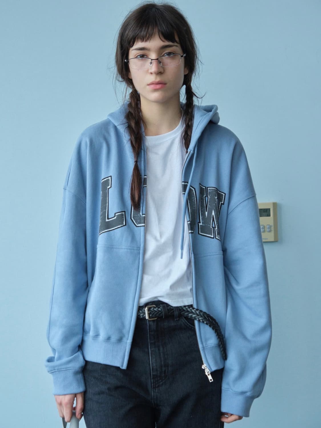 로우클래식 Low Soft Sweat Zip-Up Hoodie 상품이미지3