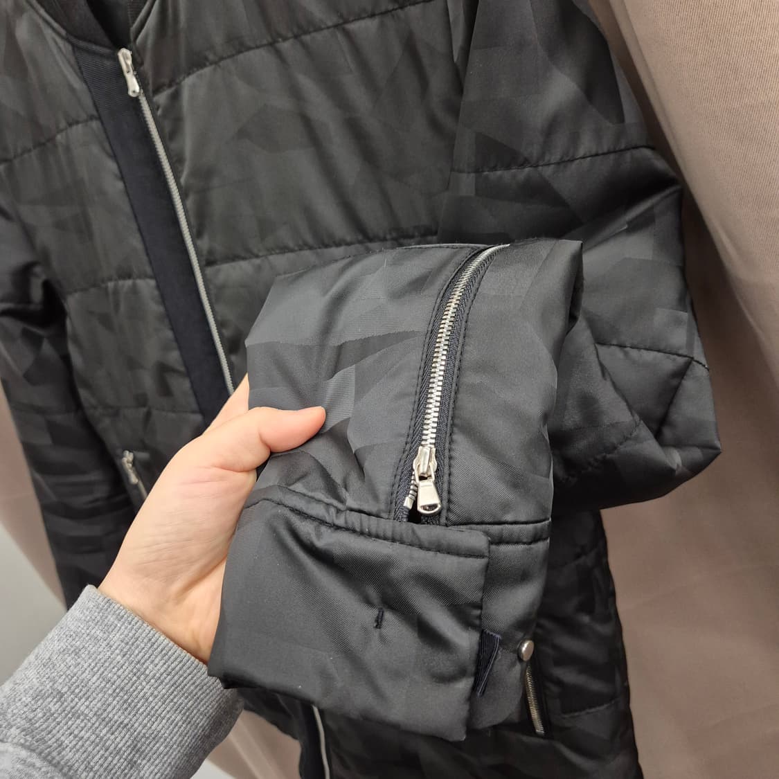 솔리드옴므 퀄팅 자켓 100 상품이미지3