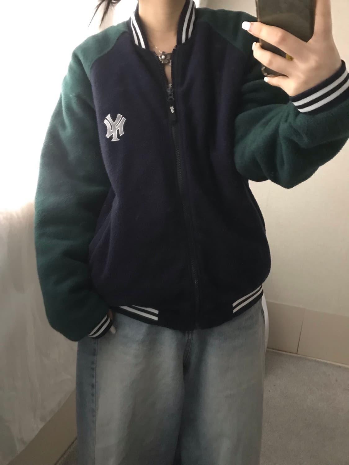 MLB 나그랑 누빔 후리스 상품이미지4