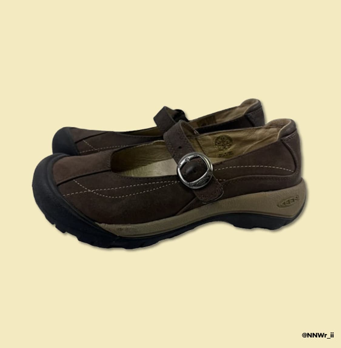 KEEN MARY KANE LEATHER BROWN 상품이미지2