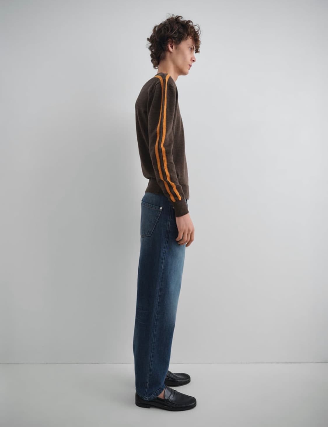 gimaguas sports jumper knit brown  상품이미지4