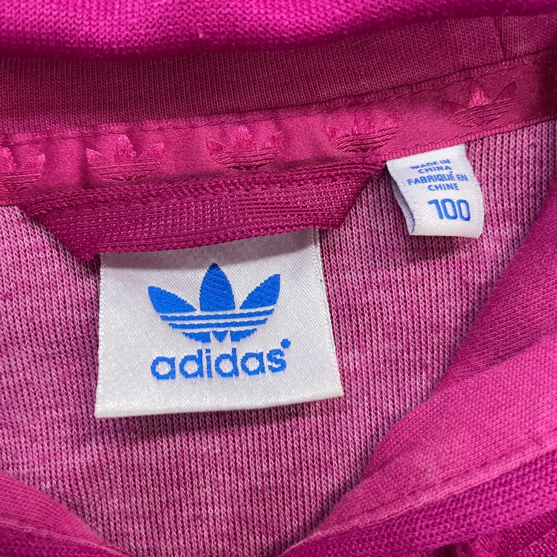 아디다스 후드 플락 트랙탑 후드집업 퍼플 마젠타 상품이미지3