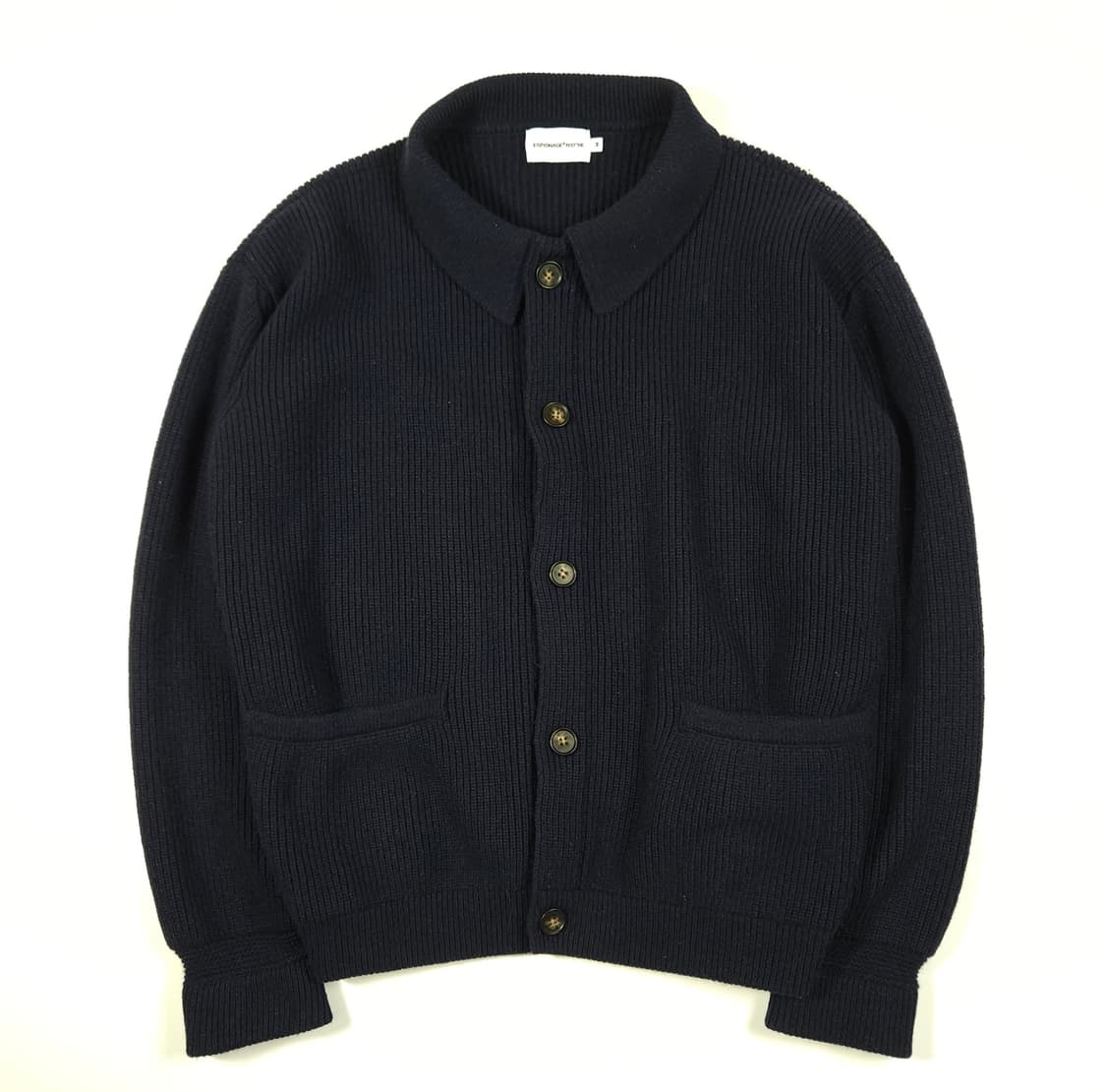 에스피오나지 헤비웨이트 네이비 가디건 상품이미지1