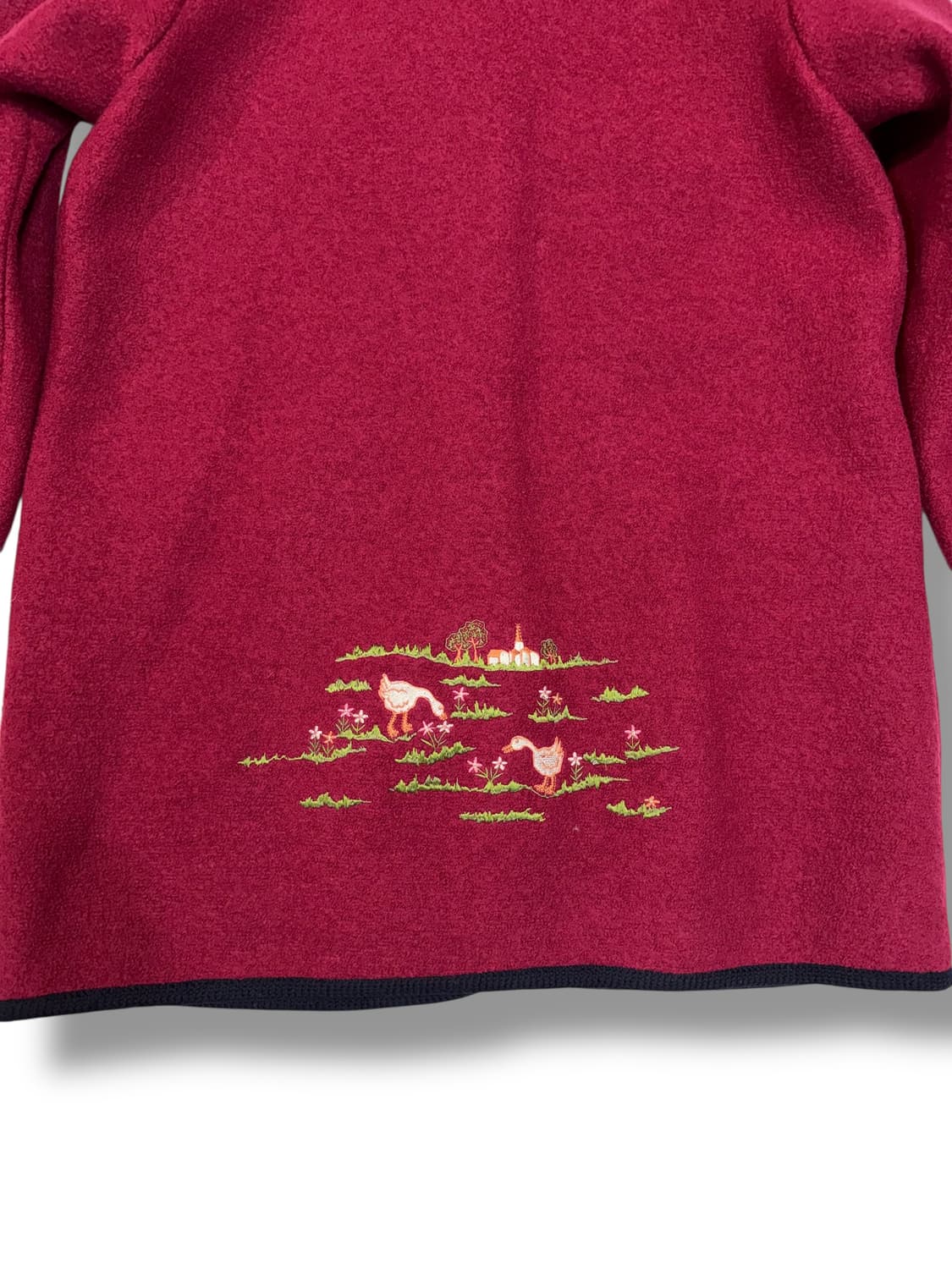 카르테니트 Carte Knit 자수 포인트 울 자켓 (M)   상품이미지5