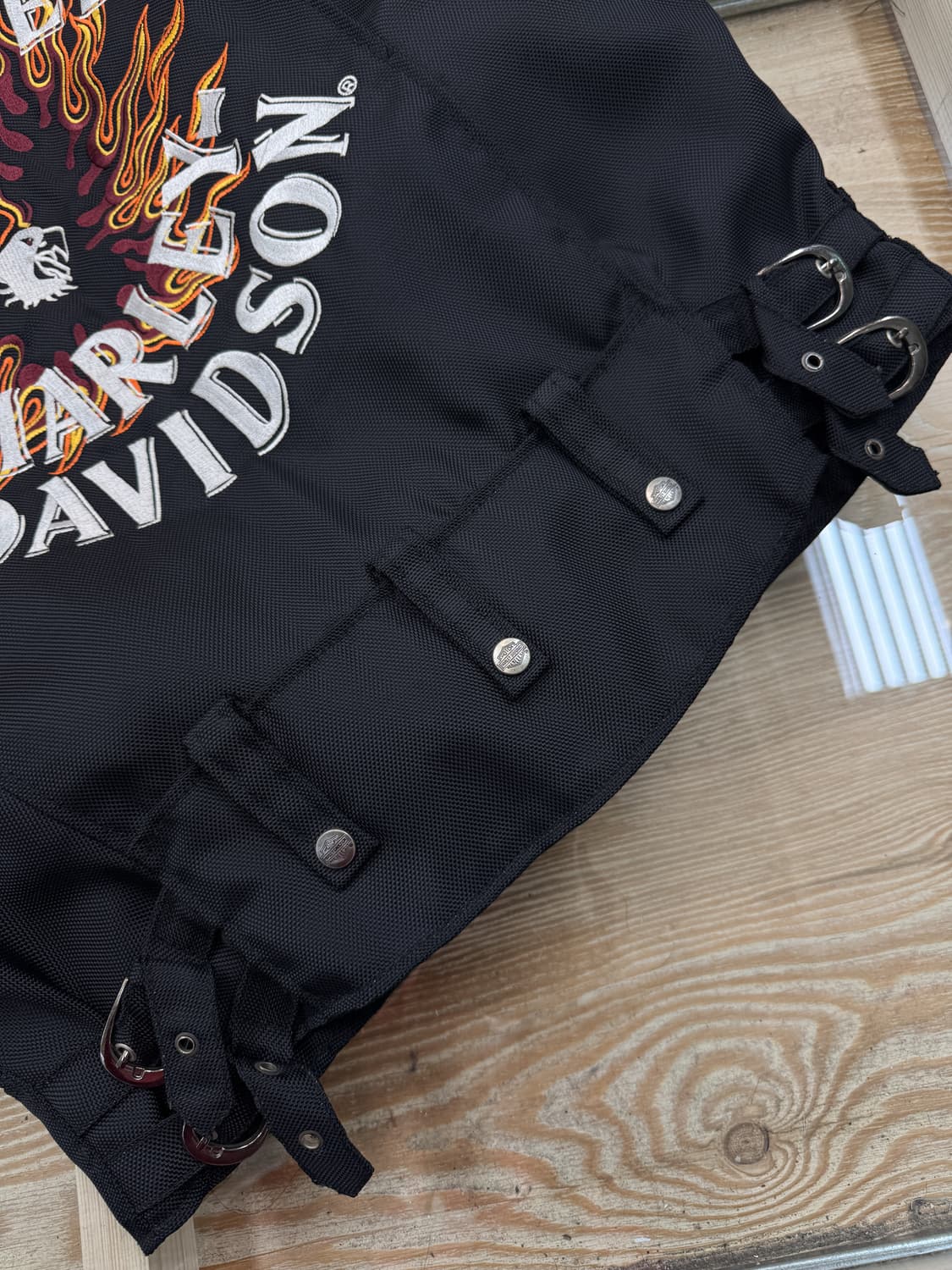 할리 데이비슨 플레임 이글 모터사이클 자켓 상품이미지6