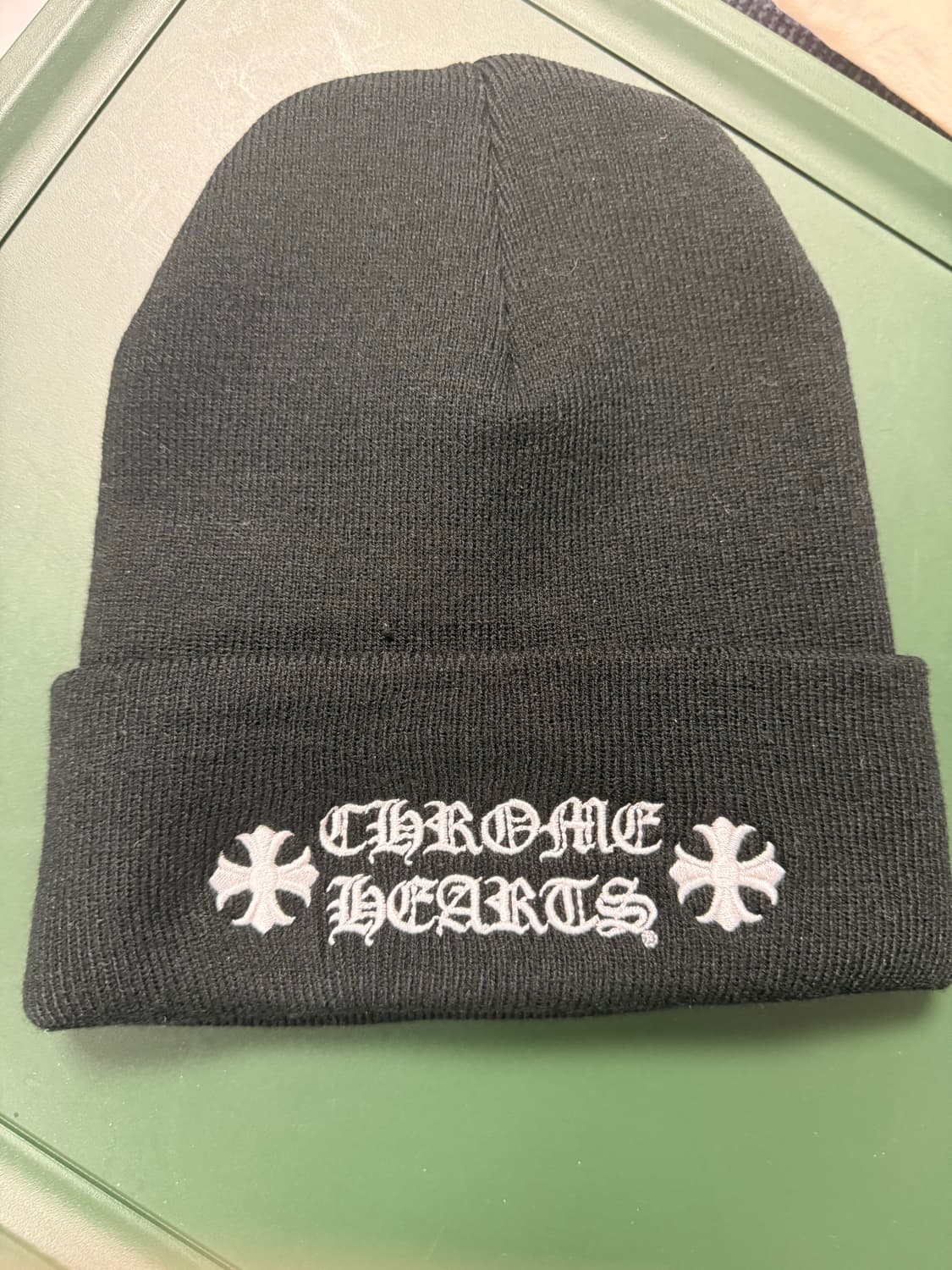 [os] 크롬하츠 로고 비니 블랙  상품이미지1