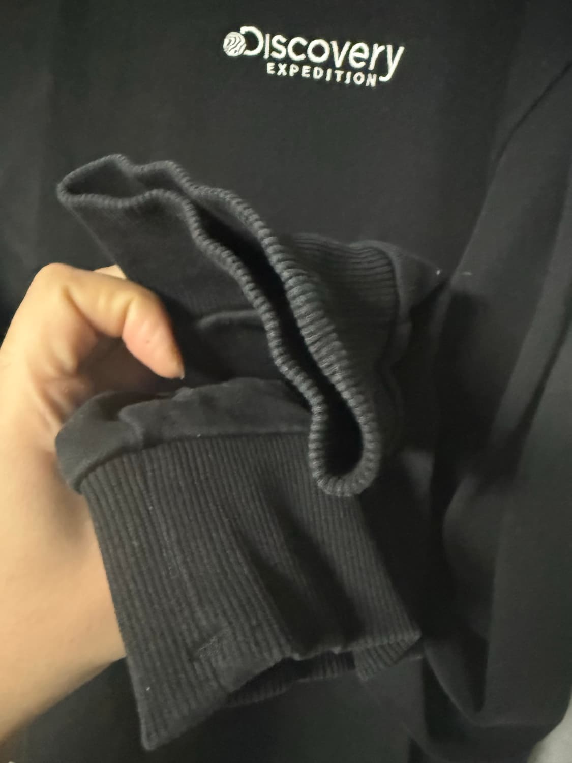 디스커버리 검정색 맨투맨 xxl 상품이미지4