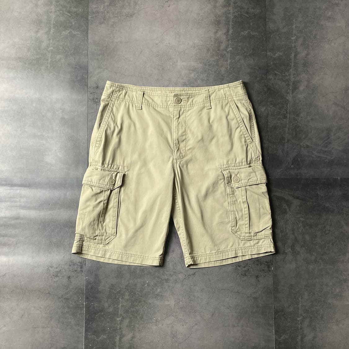 OLD NAVY 올드네이비 베이지 코튼 카고 하프 팬츠 A00765 상품이미지1