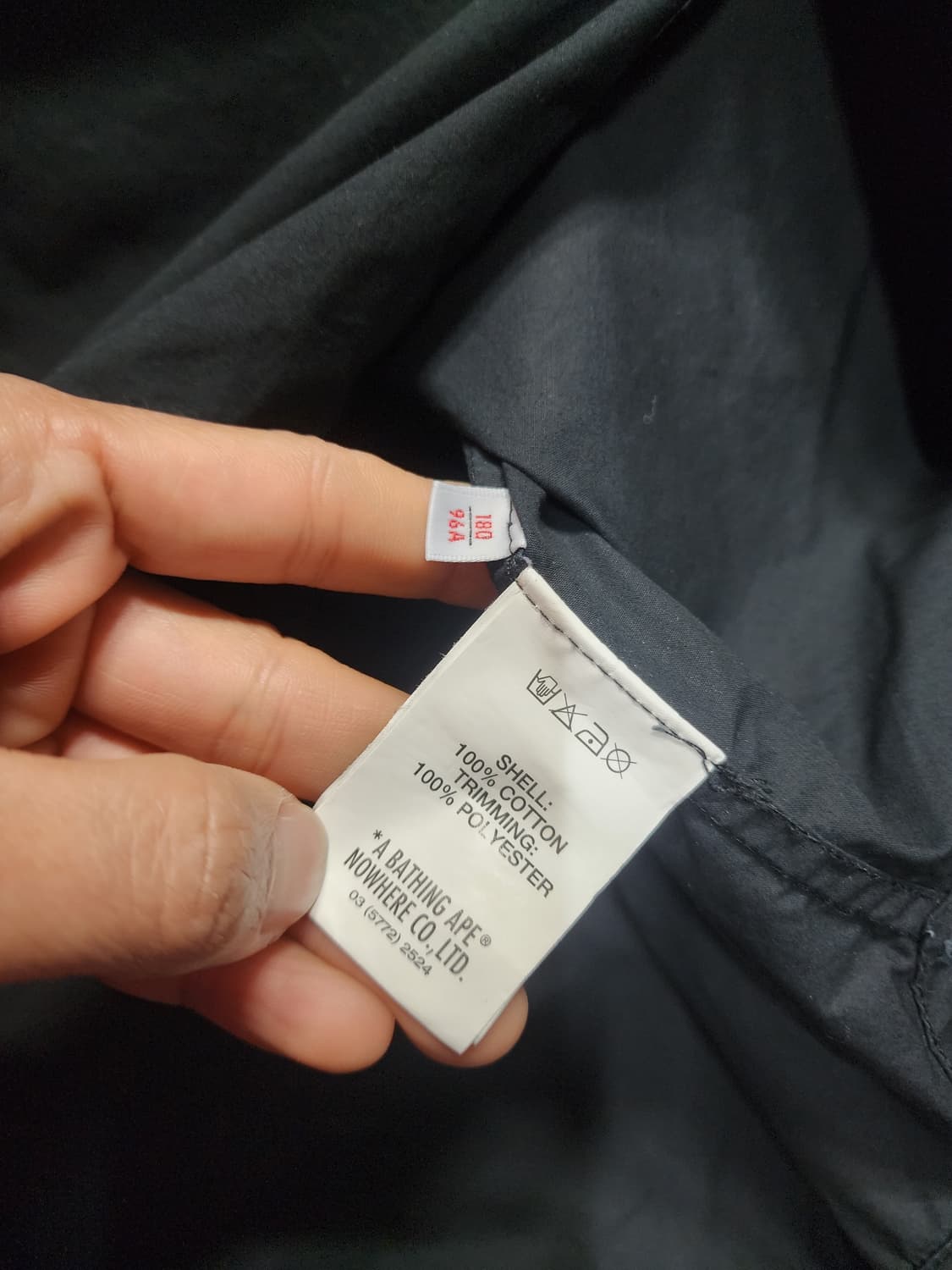 에이프 블랙 밀리터리 셔츠 L사이즈 상품이미지2