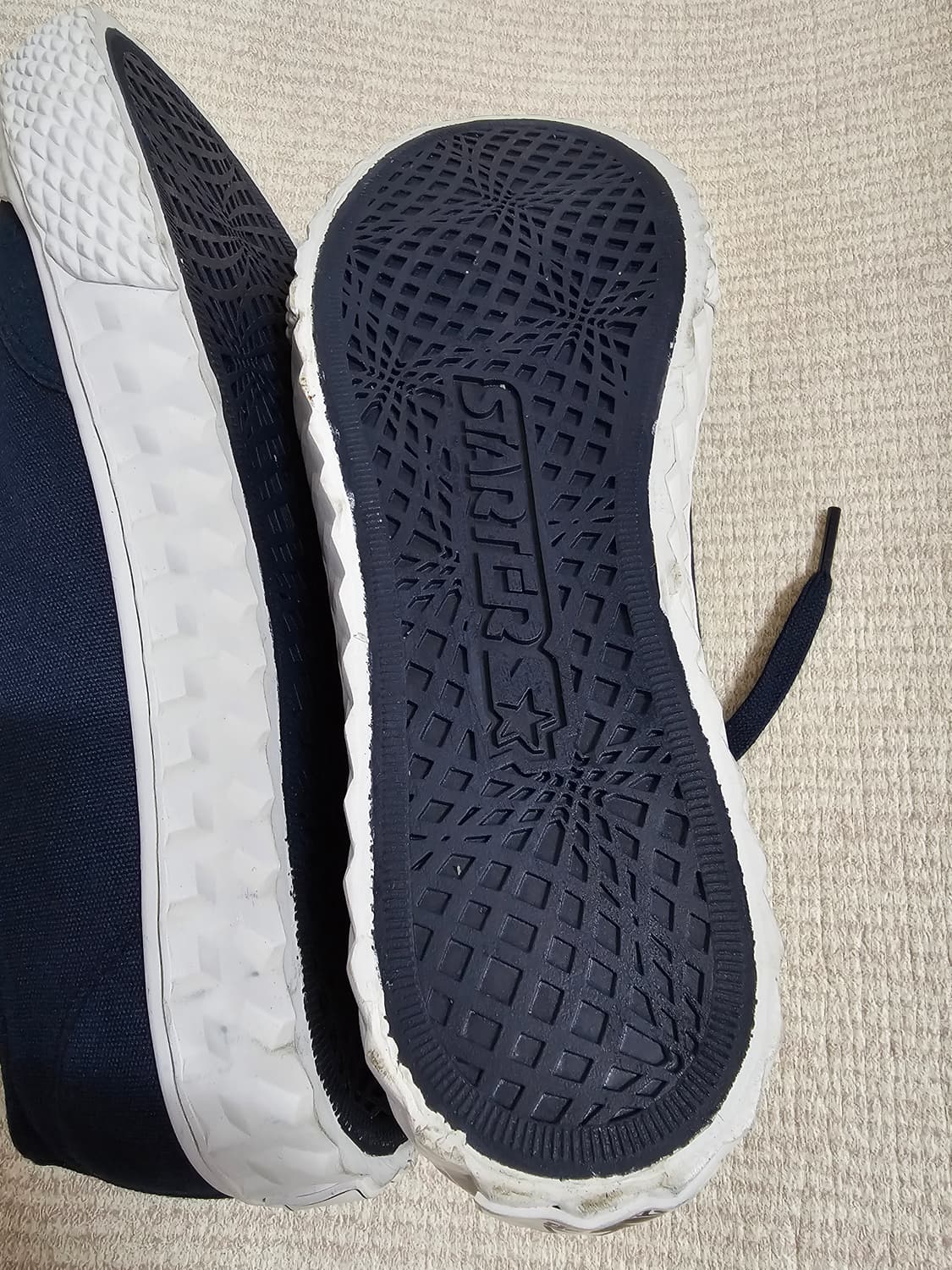 스타터 블랙라벨  네이비  스니커즈  270. 새상품 상품이미지4