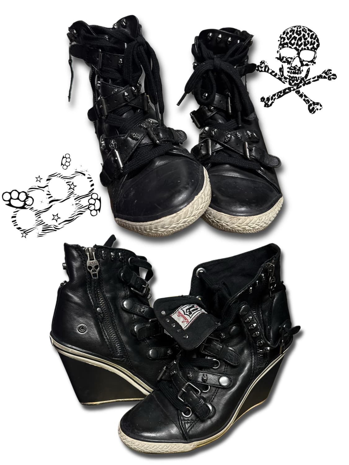 Ash 버진 스컬 웨지힐 스니커즈  상품이미지1