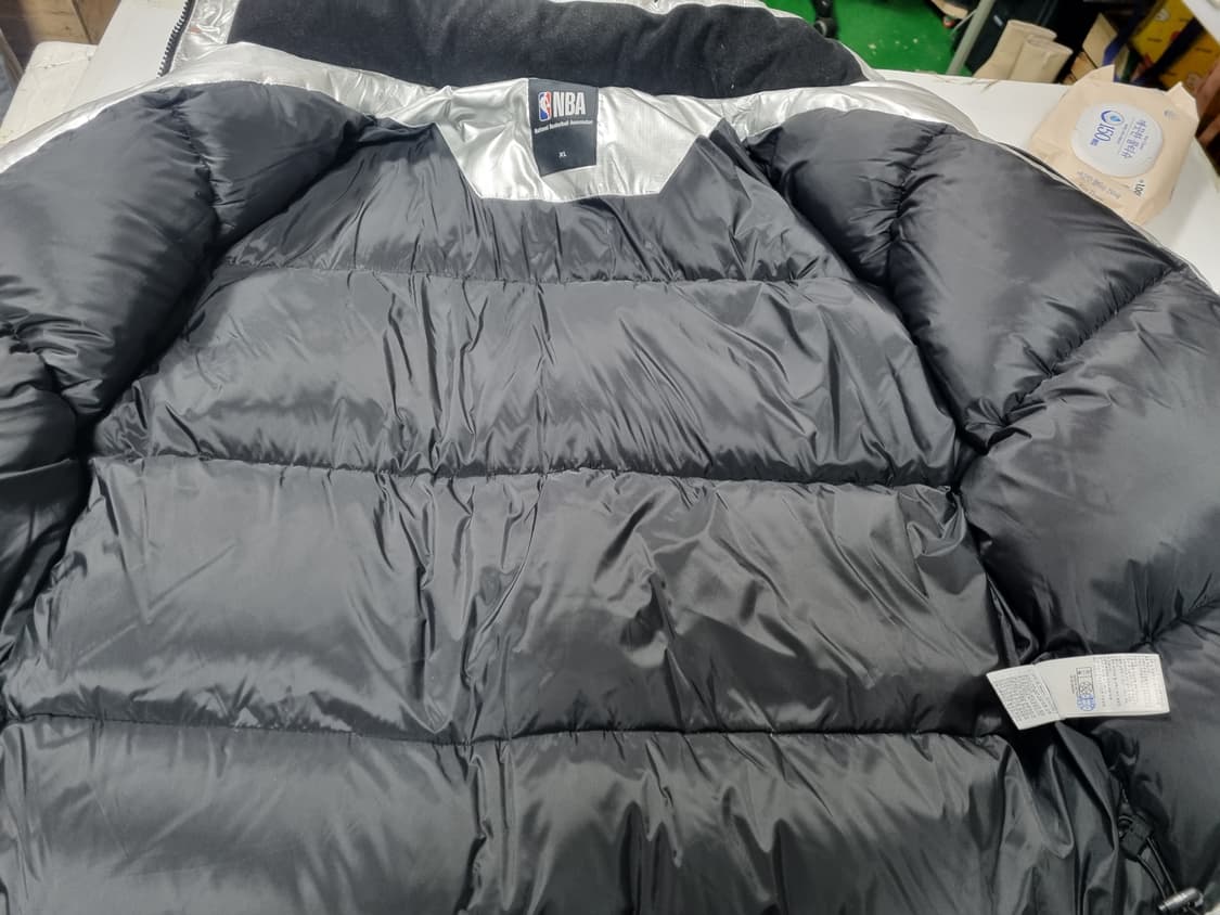 NBA GSW 덕다운 숏패딩 점퍼 XL 상품이미지5