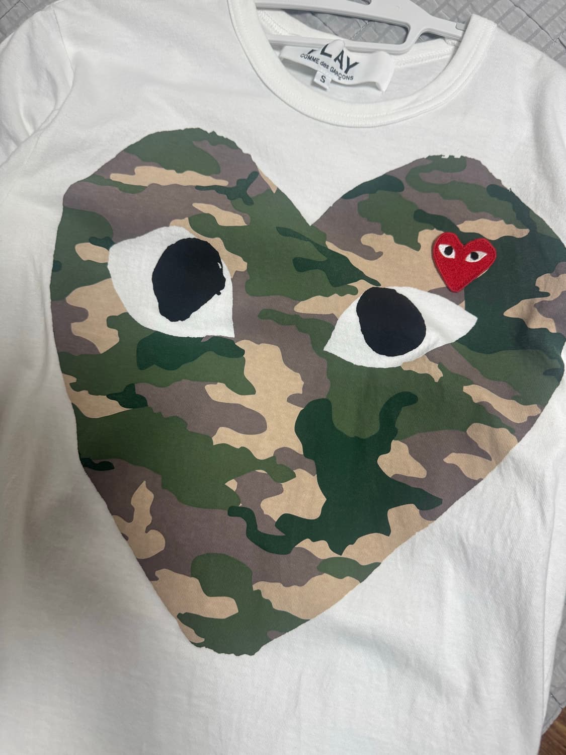 꼼데 카모 반팔티 상품이미지1