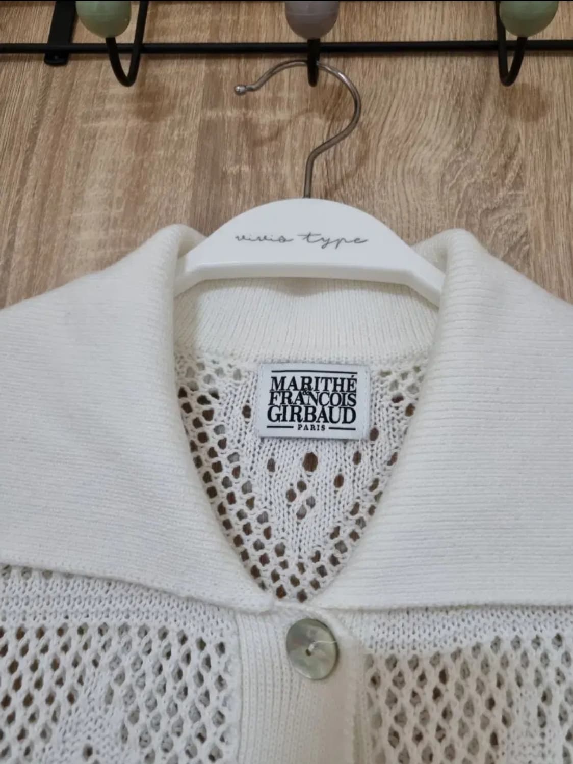 마리떼프랑소와저버 반팔 니트 가디건 상품이미지3