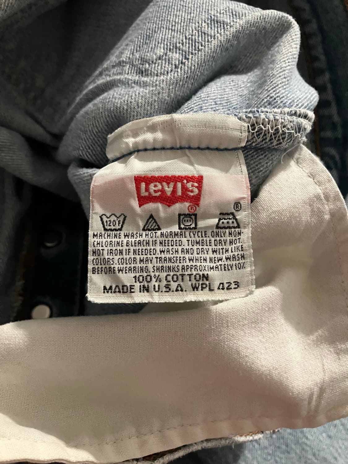🇺🇸 90s USA 빈티지 리바이스 501XX 데님 팬츠 빅사이즈 상품이미지9