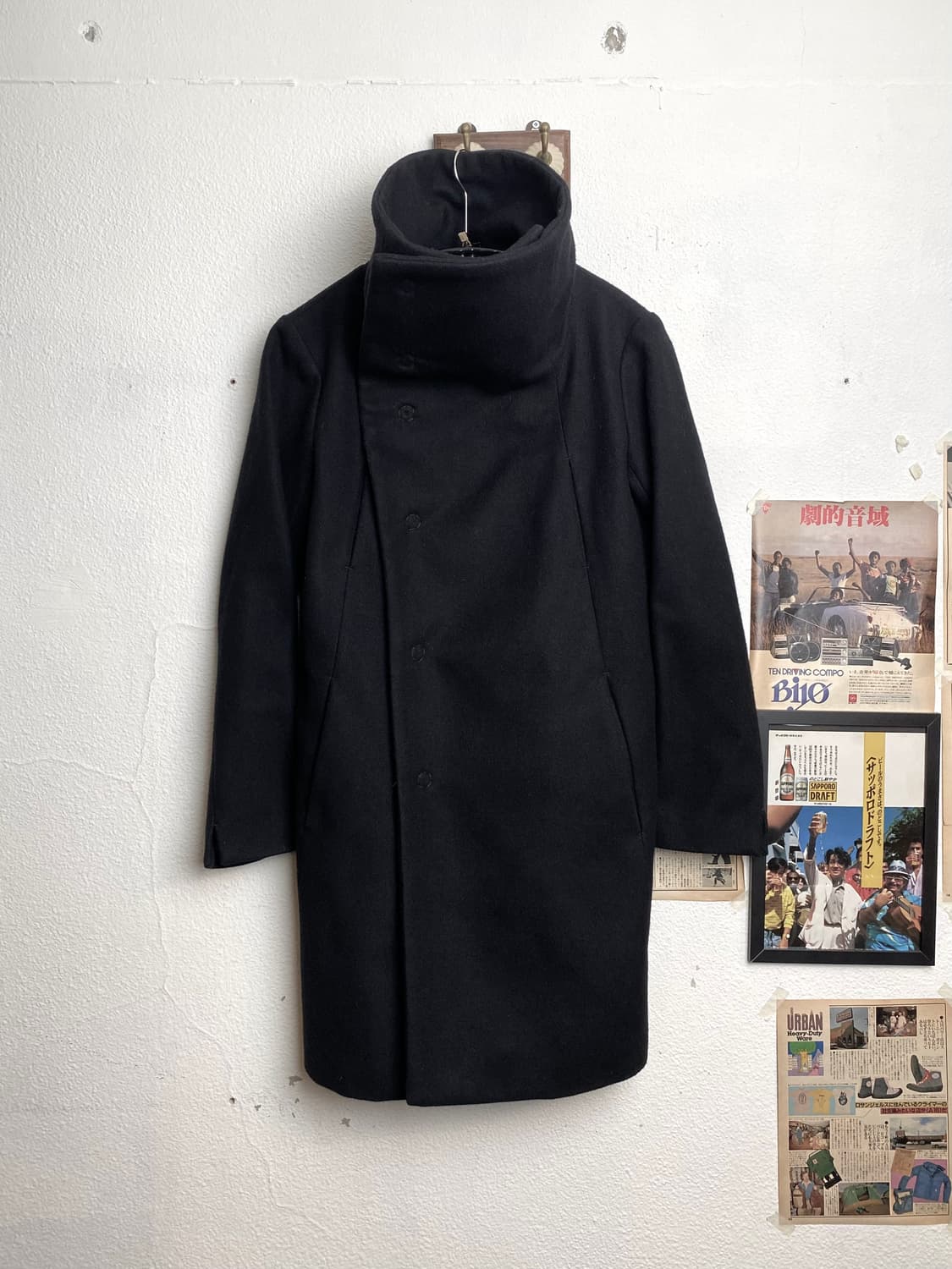 더 비리디안 하이넥 코트 상품이미지3