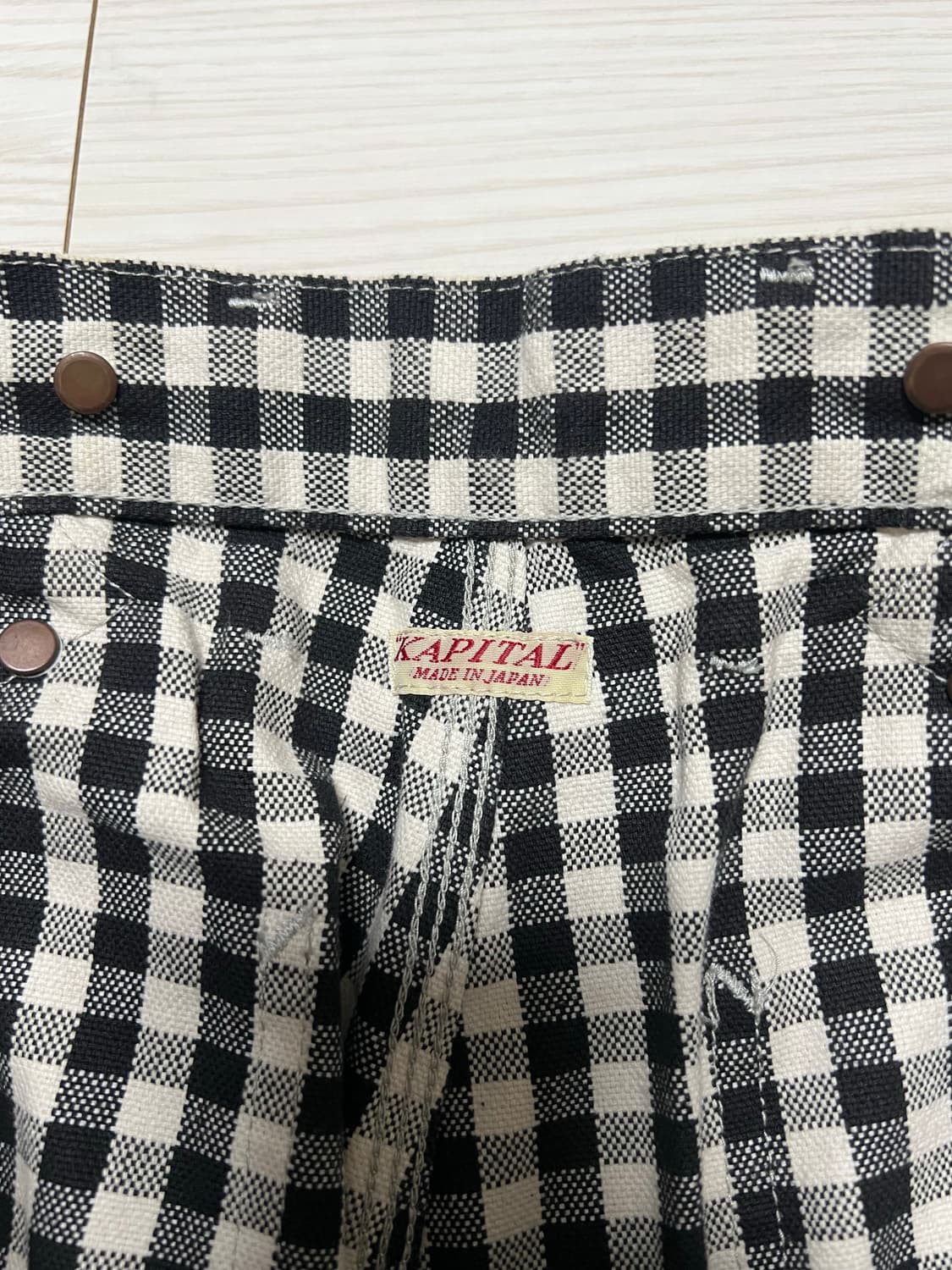 캐피탈 럼버팬츠 체크 (2) 상품이미지6