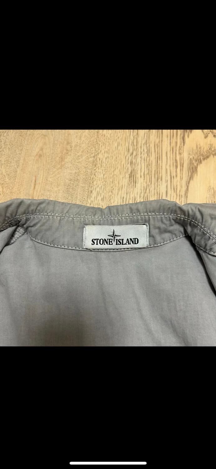 스톤 아일랜드 113WN 올드이펙트 오버셔츠 라이트 그레이 상품이미지2