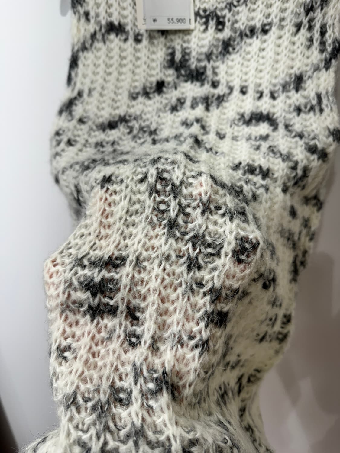 [자라] 하이넥 니트 슬리브리스, M (택있는 새상품) 상품이미지3