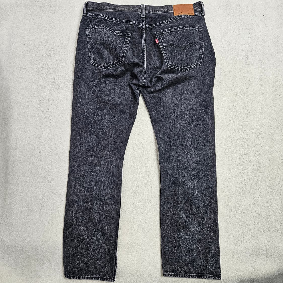 리바이스 501 흑청 데님 36 32 상품이미지4