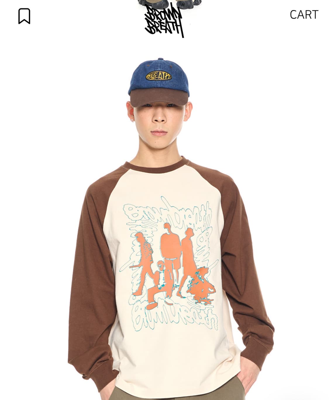 브라운브레스 clique raglan long sleeve 브라운 XL 상품이미지6