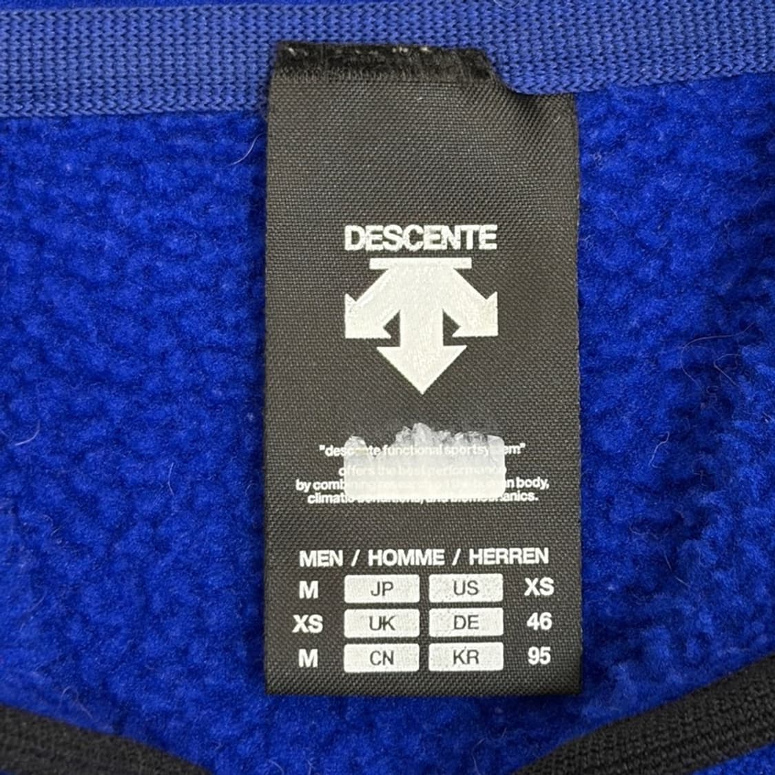 DESCENTE 스위스 스키팀 본딩 플리스 후드 자켓 M 상품이미지5